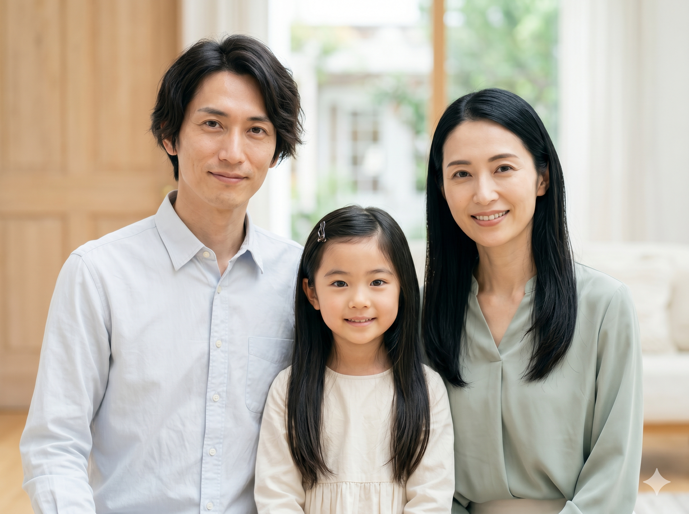 41歳・共働き夫婦・子ども1人の家族イメージ