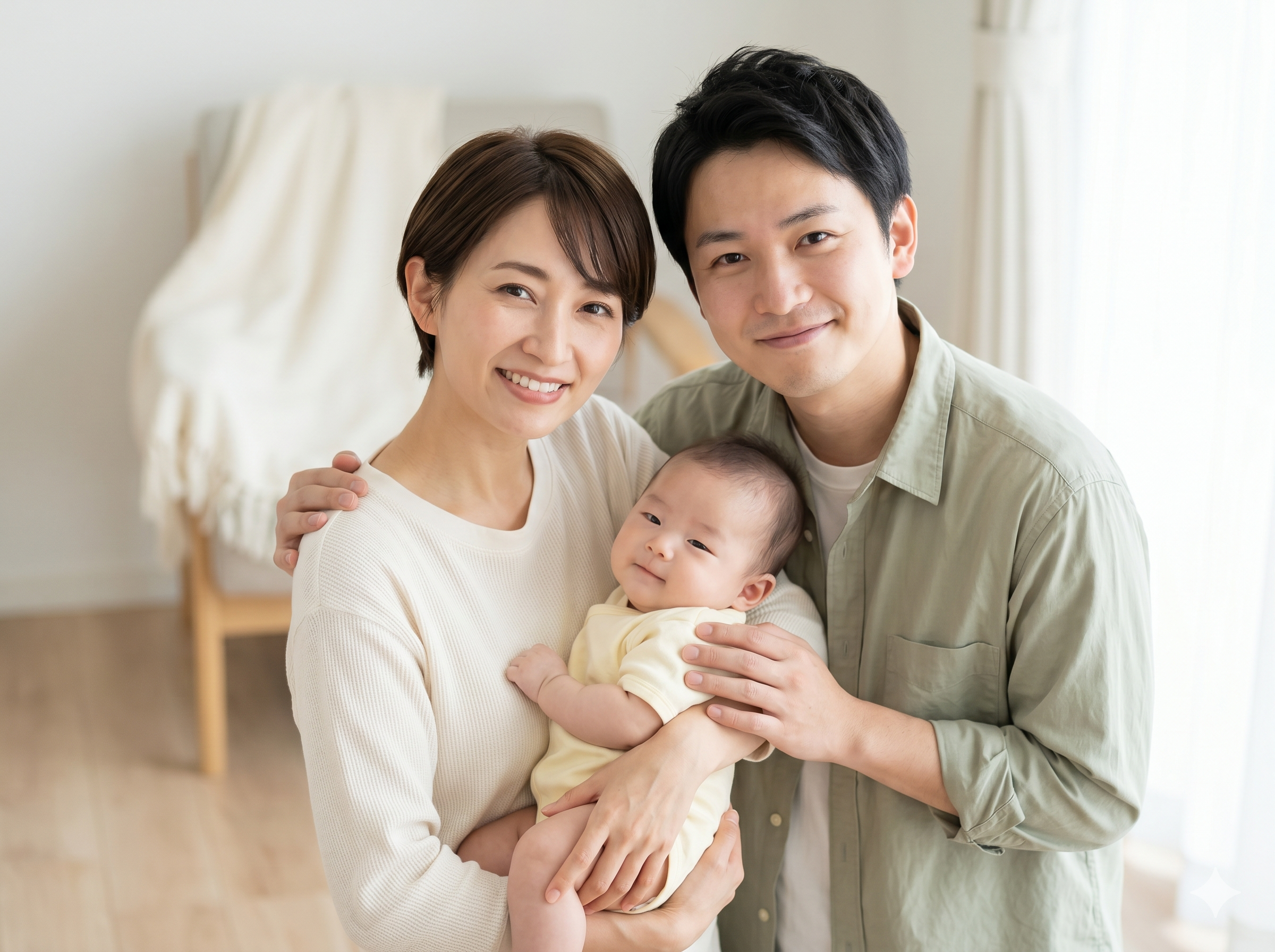 36歳・育休明けご家庭の家族イメージ